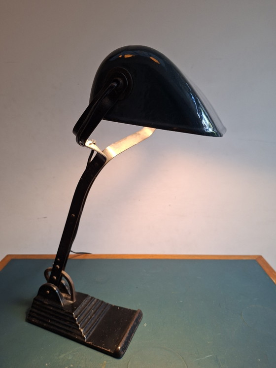 Lampe de bureau Vintage Horax, Années Trente – Cast Iron, Metal (photo 3 of 10)