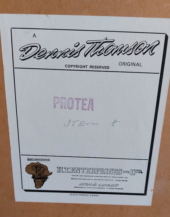 Image 1 of Œuvre en relief de cuivre de Dennis Thomson