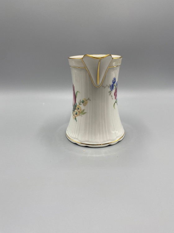 Lattiera in porcellana di Limoges con decorazione a tulipani – Oggetti decorativi, Porcelain, Gold, Art Deco (photo 4 of 7)