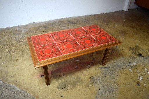 Table d'appoint vintage années 1970, table pour plantes rétro, table de chevet style Space Age