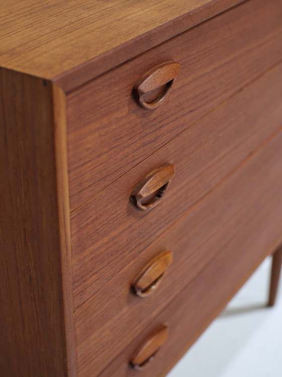 Image 1 of Kai Kristiansen ladekast teak Deens 1960s vintage