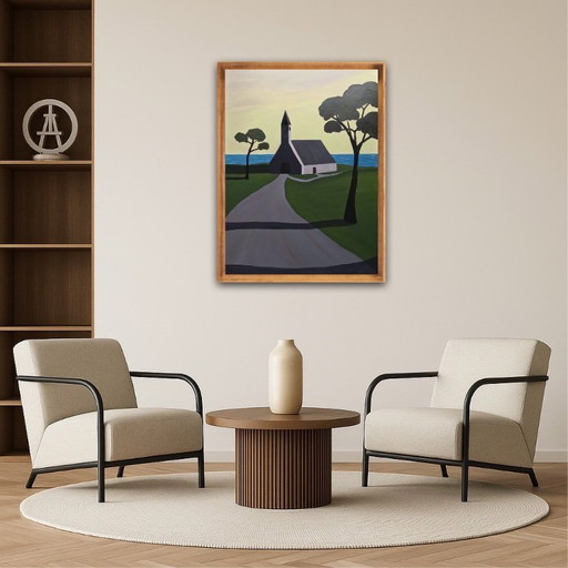 Öl auf bespanntem Keilrahmen 81x60cm.