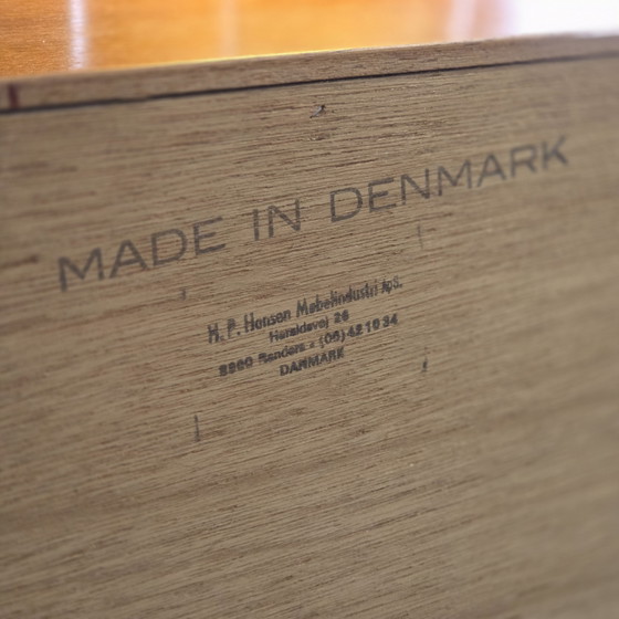H.P. Hansen Danish Sideboard, Vintage TV Cabinet, Wall Unit – Wood (photo 10 of 15)