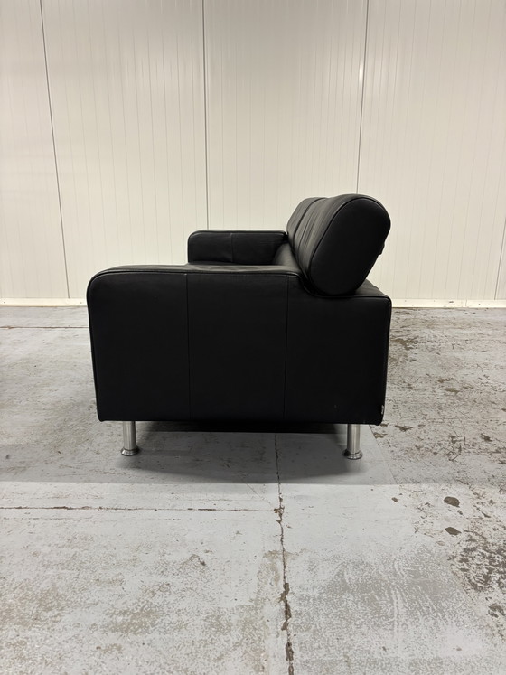 3-Seater Rolf Benk AK 422 – Rolf Benz, 3-5 seaters, Leather, Metal (photo 4 of 8)