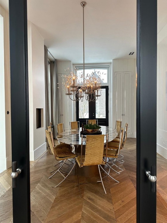 Image 1 of Bellissimo set di 10 sedie da pranzo di Pierre Cardin per Masion Jansen