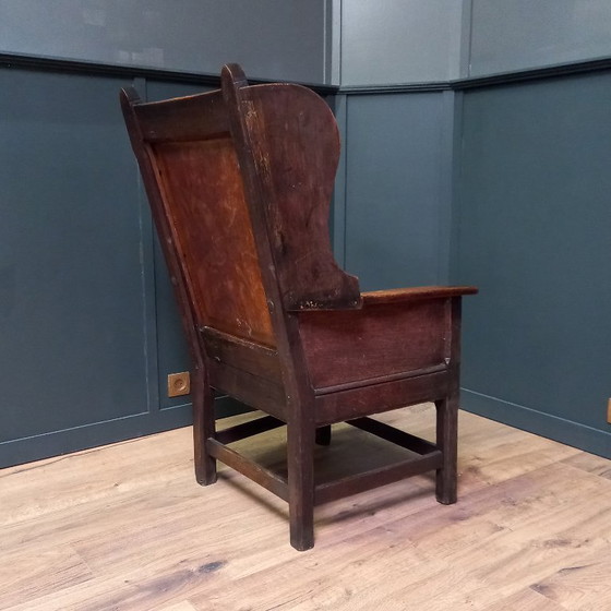 Image 1 of Fauteuil, chaise de berger, chaise d'agneau.