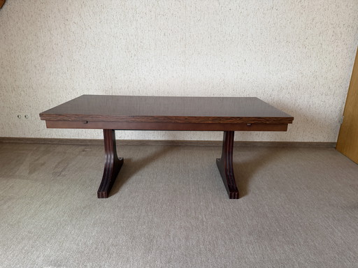 Dining table - Rosewood real wood veneer (Rio-Rosewood) - 1960-1975 - Ilse Möbelwerke