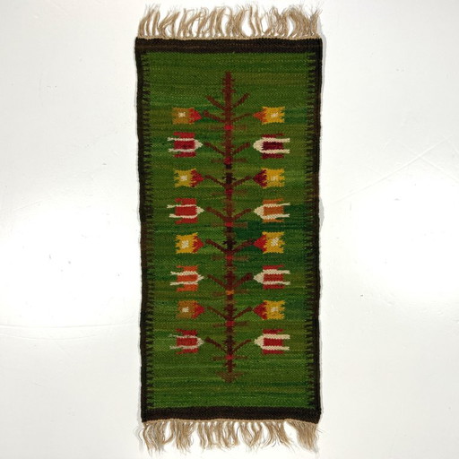Wool Kelim Wall Hanging Poland 1970s