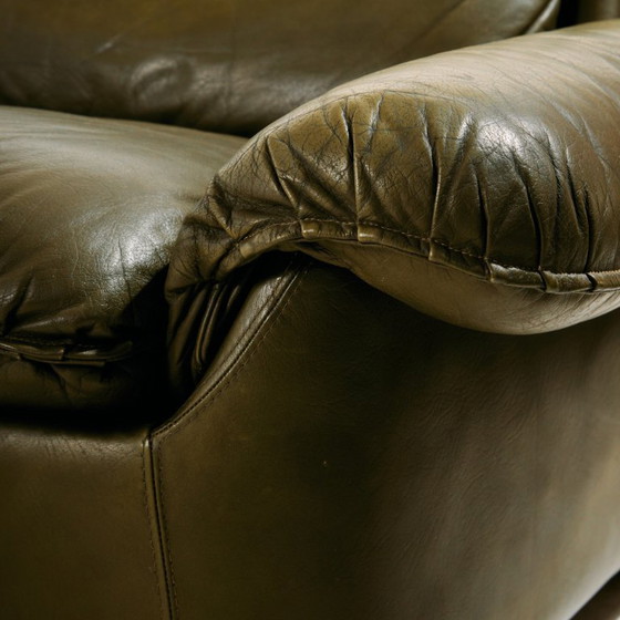 Image 1 of MK10258 Ledersofa-Set, 3-teilig