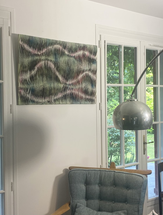 Image 1 of Tableau sculpture art textiles Ref : springtime 