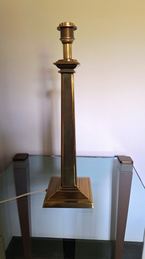 Kullmann Lampe – Tischlampen, Stoff, Messing (photo 10 of 12)