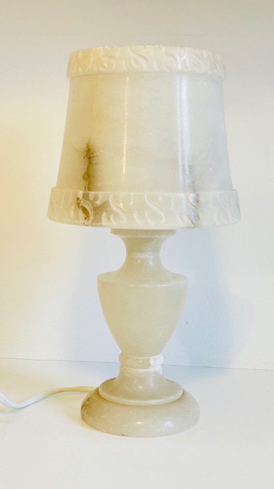 Image 1 of ALABASTER MARBLE LAMP 1970s