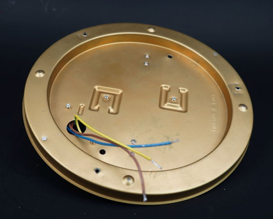 Image 1 of Lampada da soffitto vintage Limburg con vetro a bolle, modello A 643, a incasso, anni '70.