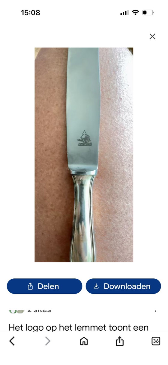 Image 1 of Berndorf Chippendale silver-plated cutlery set (4-piece) in slipcase