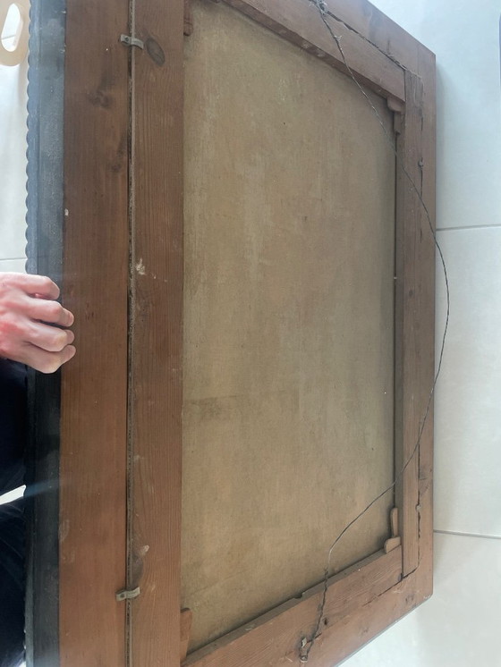 Image 1 of Oil painting of a woman with putti – Oil painting signed Alex Müller, 1931