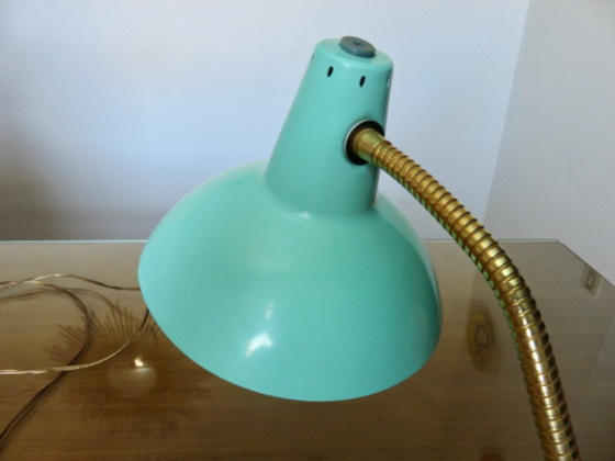 Image 1 of "Cocotte" lamp, lichtgroen, Frankrijk, jaren 1950-1960