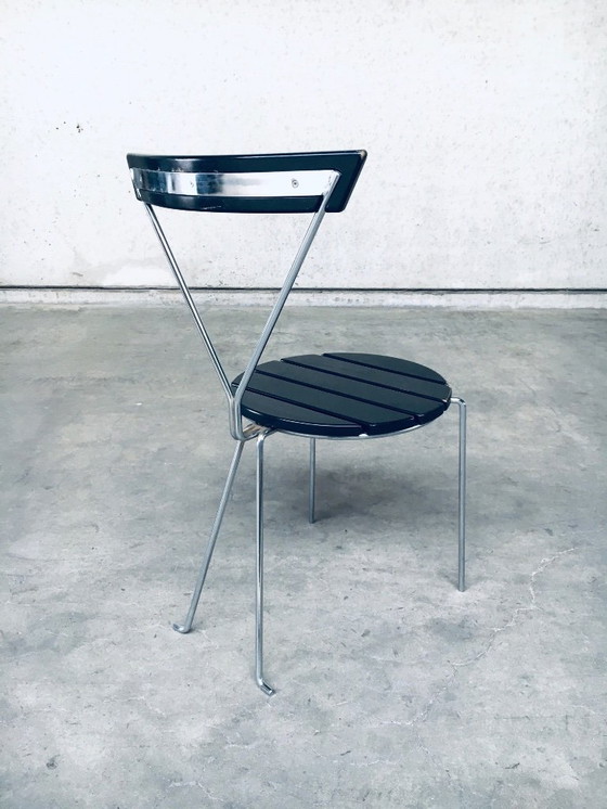 Image 1 of Midcentury Modern Slender Design Chair, Italy 1970's