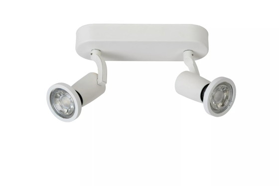 Lucide JASTER-LED Foco de Techo - 2x5W LED GU10 - Blanco – Metal (photo 2 of 4)