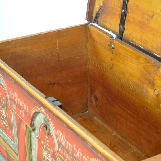 Image 1 of Folk Art Bridal Chest, Anno 1829