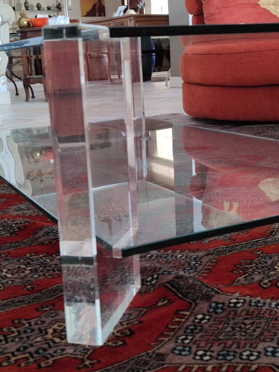 Image 1 of Niedriger Tisch aus Glas