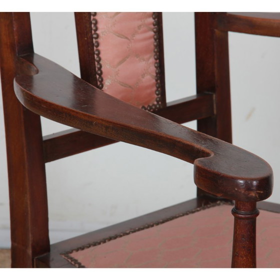 Image 1 of English armchair attributed to J.S. Henry, late 19th century