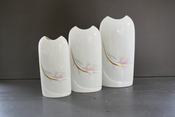 Image 1 of Set di 3 vasi vintage Vohenstrauss Johann Seltmann