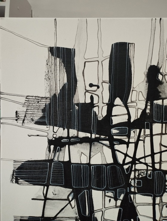Antadze Abstract Composition XXL – Paintings & Drawings, Canvas (photo 12 of 14)
