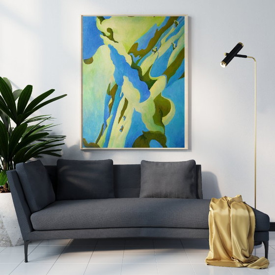 Original Oil Painting Modern Art Poplar – Paintings & Drawings, Canvas (photo 3 of 7)