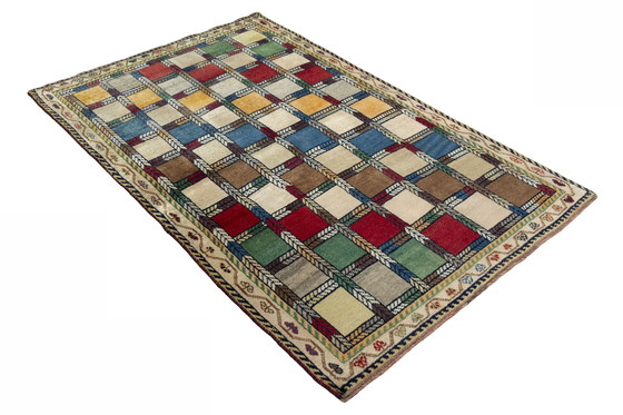 Image 1 of Tapis nomade Gabbeh 206 x 133 cm