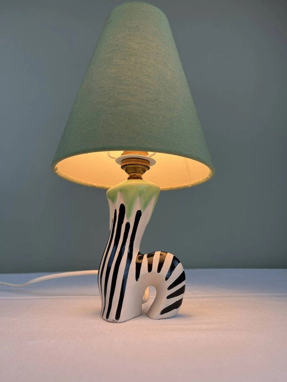 Lampada zebra vintage – Lampade da tavolo, Porcelain, Ceramic (photo 3 of 10)