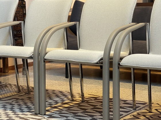 Image 1 of Leolux Cimarrone Dining Chairs (4) New