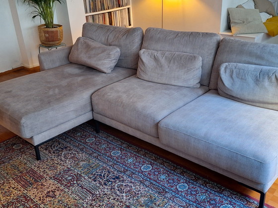 Modern corner sofa – Metal, Textile (photo 2 of 5)