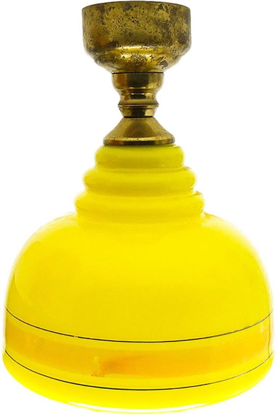 Postmoderne Pendelleuchte aus der Mitte des 20. Jahrhunderts von Polam, 1970er Jahre – Pendelleuchten, Glass (photo 12 of 15)