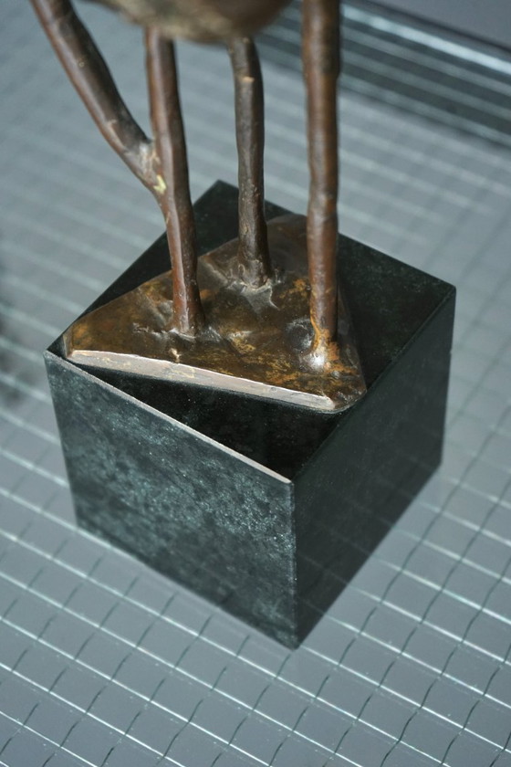 Image 1 of Scultura astratta in bronzo di Jetty Homan, Paesi Bassi, 1972