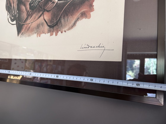 Signed Print Leon Danchin – Paintings & Drawings, Glass (photo 4 of 5)