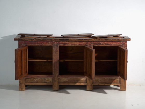 Credenza antica in legno di olmo – Cina, circa 1900 – Credenze, Iron (photo 35 of 40)