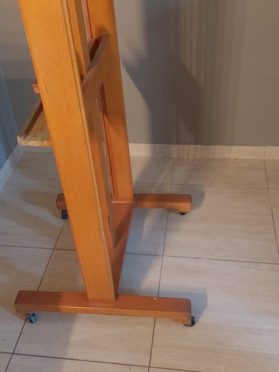 Image 1 of Chevalet de peintre en hêtre 2m40x55cm