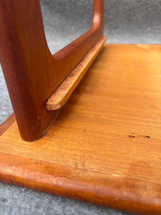 Set of nesting tables, Danish design 60s, Side tables, Wood, Brown, Mid Century Modern (photo 6 of 14)
