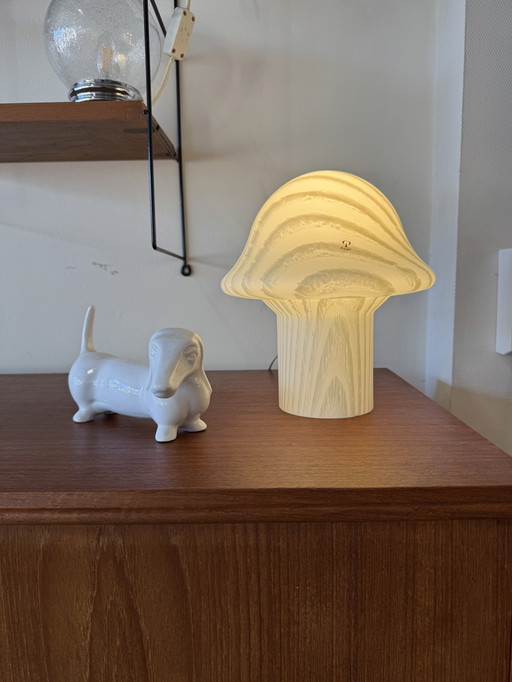 Peill + Putzler “Zebra” Mushroom Table Lamp – Iconic 70s Design