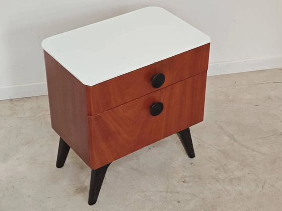Comodino di Jindrich Halabala per Up Zavody 1950 – Comodini, Wood, Art Deco (photo 18 of 30)