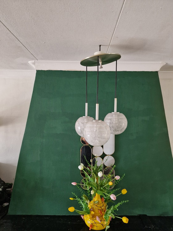 Image 1 of Doria leuchten cascade hanging lamp Mid Century Modern 