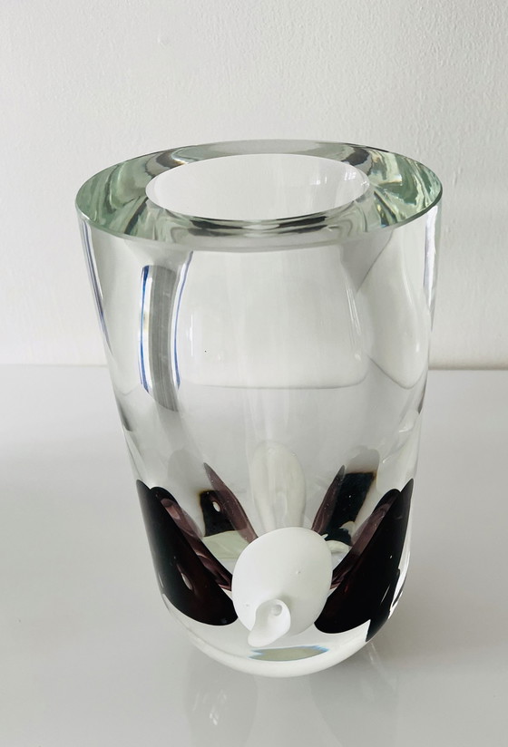 Image 1 of Vase Princ Glass Art H 22 4,2 kilos !