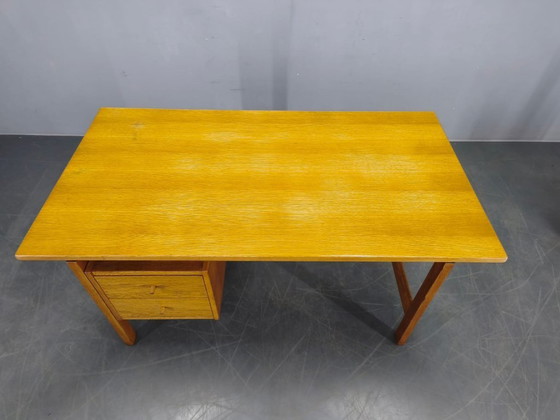 Image 1 of Bureau en chêne GE125 de Hans J. Wegner pour GETAMA, Danemark