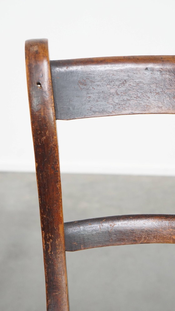 Image 1 of 10 x Antique English Oxford dining/kitchen chair