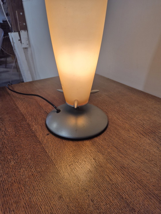Image 1 of Vetri Murano vintage rocket atomic table lamp