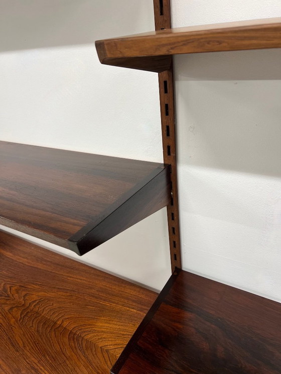 Image 1 of Sistema a parete modulare in palissandro di Kai Kristiansen per Feldballes