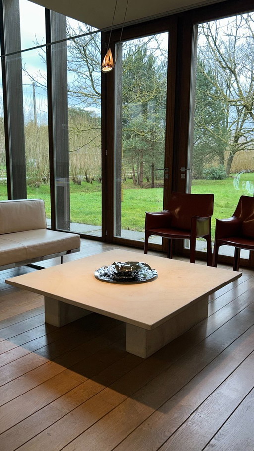 Couchtisch aus Travertin, Sonderanfertigung