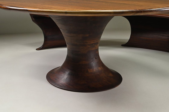 Image 1 of Oval dining set from Marc van Rampeberg for Rampelberg Designs, Kenya Africa. 