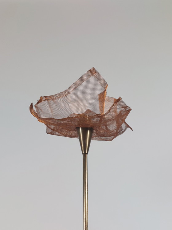 Image 1 of Een paar postmoderne metalen vintage vloerlampen van de kunstenaar