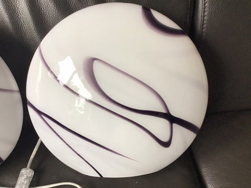 2 lampes design uniques de Van Zijlstra en noir/blanc – tafellampen, Glass, Chrome (photo 2 of 8)